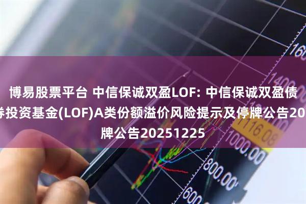 博易股票平台 中信保诚双盈LOF: 中信保诚双盈债券型证券投资基金(LOF)A类份额溢价风险提示及停牌公告20251225